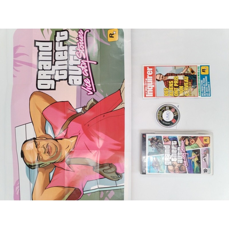 grand theft auto vice city stories gta psp sony PlayStation jeux video jeu...