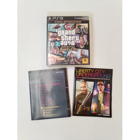 Grand Theft Auto Two Épisodes Liberty City Jeux Vidéo PS3 PlayStation Rockstar 