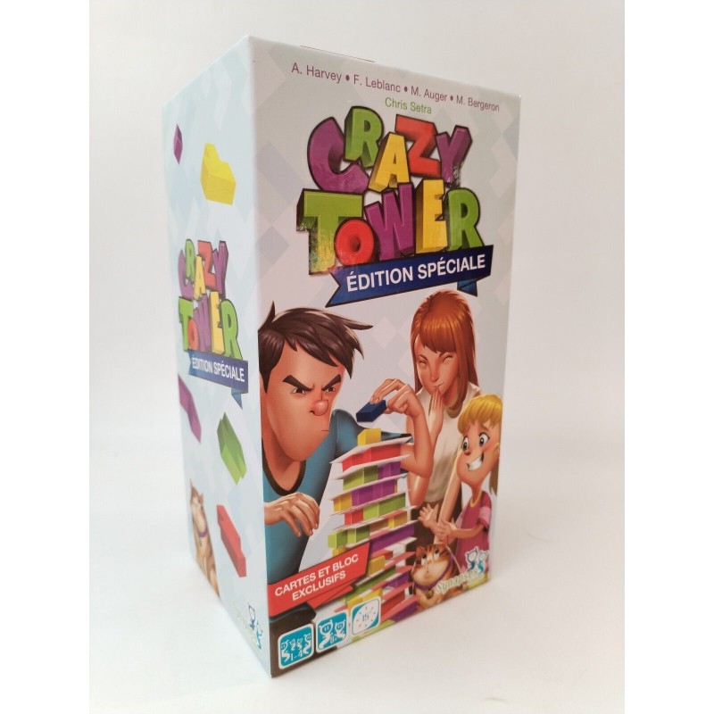 Crazy Tower Édition Spéciale Jeux De Société Synapses Games Jeu Tetris Jenga Crazy Tower Édition Spéciale Jeux De Société Synapses Games Jeu Tetris Jenga