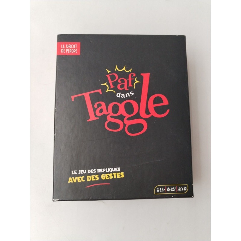Paf Dans Taggle Jeux De Société Le Droit De Perdre Jeu Des Repliques