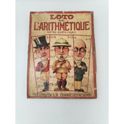 Loto De L'arithmetique Sur Les Quatres Règles Personnages A Transformation...