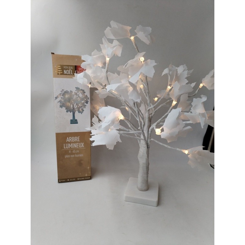 Arbre Lumineux 40 Cm Mon Beau Noël Special Intérieur Érable Chêne Blanc 32... Arbre Lumineux 40 Cm Mon Beau Noël Special Intérieur Érable Chêne Blanc 32...