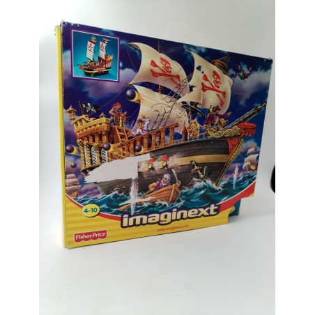 Fisher Price Imaginext Bateau Pirate En Boîte 2002 Jouet Jeu Construction