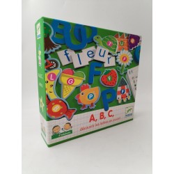 A,B,C Lettres Djeco Eduludo Jeux De Société A B C Jeu