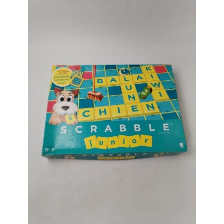Scrabble Junior Mattel Games Jeux De Société Jeux 2 Niveaux Lettres