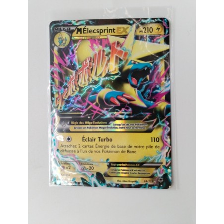 M Elecsprint Ex Méga 24/119 2014 Carte Pokémon Full Art Holo Nintendo Pokemon