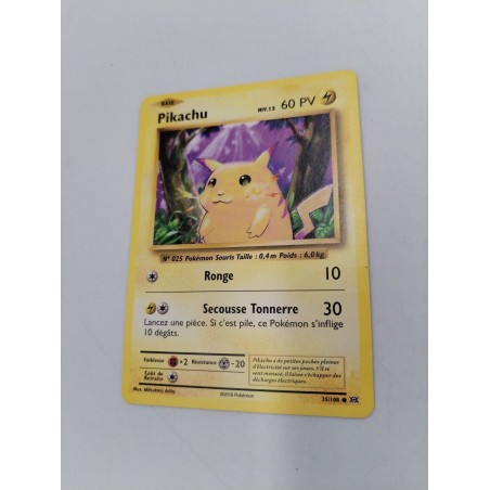 Pikachu 35/108 2016 Carte Pokémon Full Art Holo Reverse Nintendo Pokemon