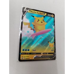 Pikachu Surfeur V 008/025 2021 Carte Pokémon Holo Full Art Reverse Nintendo