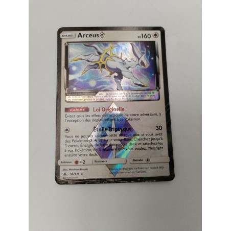 Arceus 96/131 2018 Carte Pokémon jcc Holo Full Art Reverse Nintendo