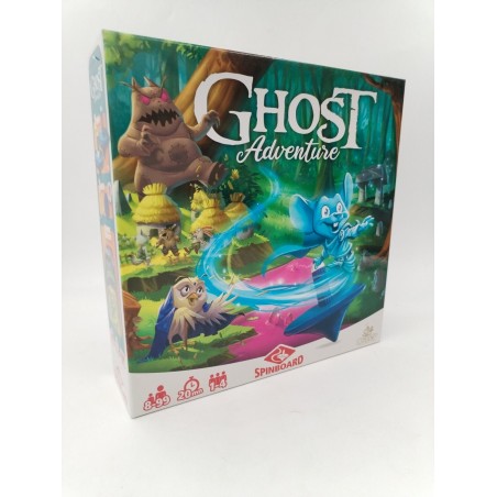 Ghost Adventure Spinboard Buzzy Games Jeux De Société Jeu