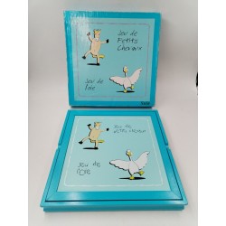 Coffret Jeux Bois Smir De France Jeu De L'oie Petits Chevaux