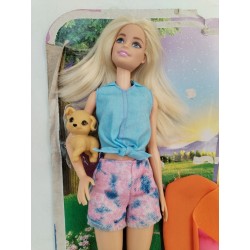 Barbie Malibu Camping It Takes Two Poupée Mannequin Jeu Jouet Mattel 