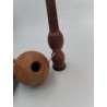 Jouet Bois Ancien Grand Bilboquet 25 CMS Jeu Équilibre Précision Jeux