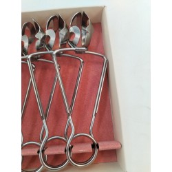Coffret 6 Pinces À Escargots Inox Made In France Breveté Sgdg Pince Escargot 