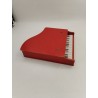 Baby Grand Piano A Queue Bois Rouge Jouet Musique Instrument Clavier