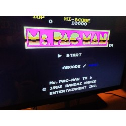 Ms Pac Man MSI Entertainment Jeux Vidéo Borne Arcade Plug Play Game Tv