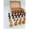 Jeux D'échecs Staunton Bois Feutrine Jeu Échec Échecs Chess Set Game Boite
