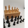 Jeux D'échecs Staunton Bois Verni Jeu Échec Échecs Chess Set Game Boite