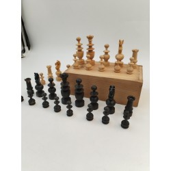 Ancien Jeux d'échecs style REGENCE Jeu Échec Reine 6,8 Old REGENCY chess set