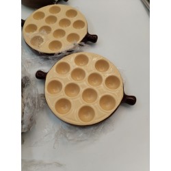 Lot De 6 Poêlons à escargots 12 trous Emile Henry 🗝️ 2512 Escargot Poêlon 