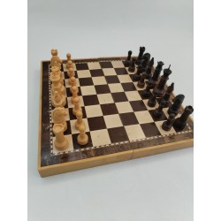 Jeu D'échecs De Voyage Magnétique Vintage Jeux Échec Aimanté Échecs Pliant 
