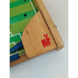Grand Flipper Foot Janod Bois Soccer Pinball Jeu De Table Jouet