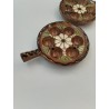 2 poêlons alsaciens escargots 6 trous Caquelon Escargot Plat Cuisson 