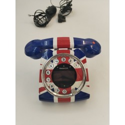 SAGEMCOM SIXTY Téléphone Sans Fil Édition Limitée UK Avec Répondeur Tel Fixe 