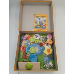 Haba Le Manège Des Animaux Jeu De Motricité Bois Motoriskpiel Tierkarussell Zoo