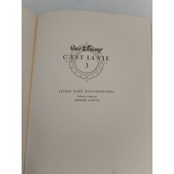 Livre D'art 1955 WALT DISNEY Lions d'Afrique Collection C'est La Vie 3 Livres 