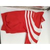 Années 90 Veste Adidas Vintage Rouge Blanche Haut Survêtement Sport As Monaco