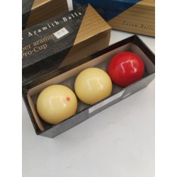 Lot De 3 Belgian Aramith Balls Super Pro Cup Carrom Ball Billiard Billard Boule