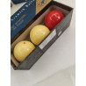 Lot De 3 Belgian Aramith Balls Super Pro Cup Luxe Carrom Ball Billiard Billard