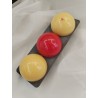 Lot De 3 Belgian Aramith Balls Super Pro Cup Carrom Ball Billiard Billard Boule