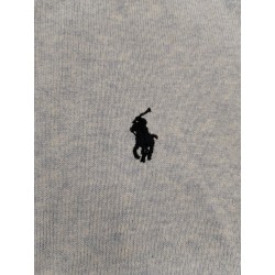 POLO By RALPH LAUREN Boys Pull Sweat Cardigan Bleu Clair Gris 11-12 Years Small