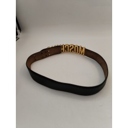 MOSCHINO Authentique Ceinture Vintage Cuir Redwall Made In Italy Genuine Leather