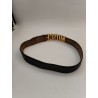 MOSCHINO Authentique Ceinture Vintage Cuir Redwall Made In Italy Genuine Leather