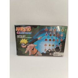 Naruto Shippuden Calendrier De L'avent Jouet Jeu Bracelet 23 Charms Porte Clé 