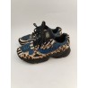 Adidas Torsion Falcon Léopard Zèbre Panthère Basket Tennis Chaussure Peau Us...
