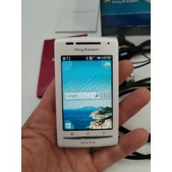 Smartphone Sony Ericsson Xperia X8 E15i Blanc Edition Quiksilver Téléphone Gsm 