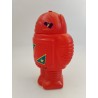 BOITE PLASTIQUE SOUFFLE  SMARTIES ROBOT Candy box Vintage 80 Publicité Bonbons 