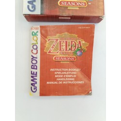 Zelda The Legend Oracle Of Seasons Nintendo GameBoy Color Gb Game Boy Boîte...
