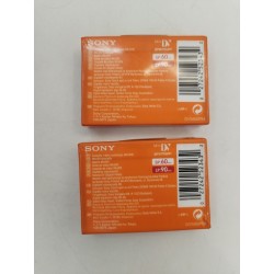 Lot De 2 Mini DV Cassettes Sony Premium 60min DVM60PR4 Neuves scellées K7 