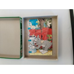 1991 Tom Et Jerry Mb Puzzle 60 Jeux Jeu Vintage Dessins Animés