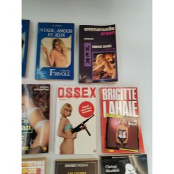 Lot 15 Livres Érotiques Adulte Lahaie Emmanuelle Confessions Sex Erotique