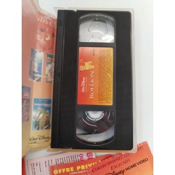 Cassette Tape Video VHS LE ROI LION Walt Disney Home Vidéo VF K7 Film Dessin Pub