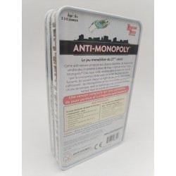 Anti Monopoly Editions University Games Boite metal version voyage
