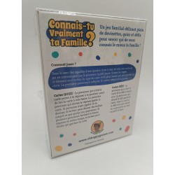 Connais-tu vraiment ta famille ? Editions OH HAPPY GAMES jeu de société 8+ 3-8 J