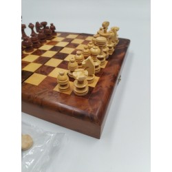 Coffret Bois Jeu D Échecs Et Backgammon Jeux De Société Échecs Tric Trac Jacquet