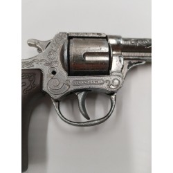 Revolver Indien Cowboy Pistolet Jouet Vintage Gonher No 80 Avec Etui En Cuir 